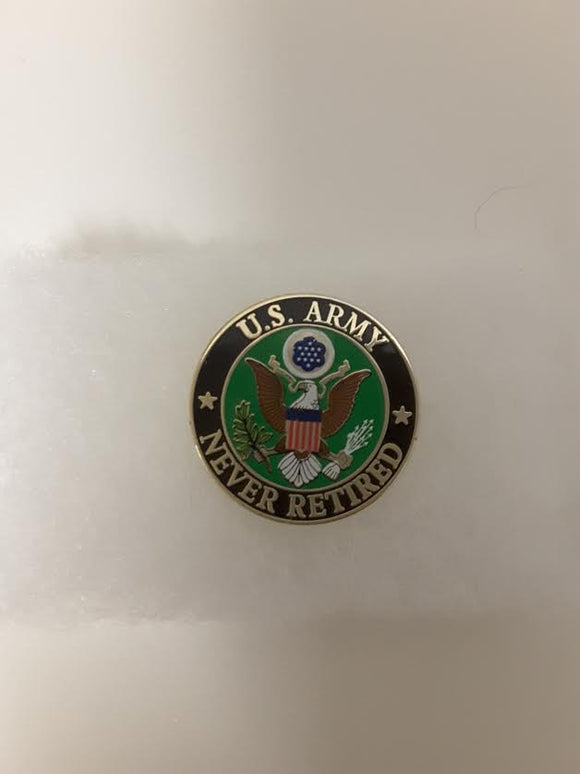 PIN  US Army Never Retired