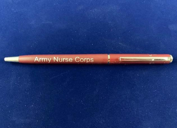 Army Nurse Corps Maroon Pen : SKU : 1953