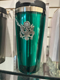 Pewter Travel Mug US Army : SKU : 284