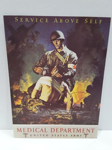 Postcard Service Above Self