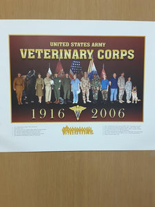 Vet. Corps Anni. Poster 23x35
