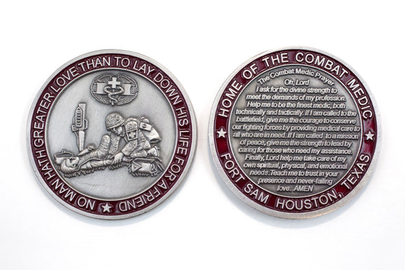 Combat Medic Prayer Coin : SKU : 130