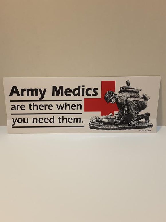 Combat Medic Bumper Sticker