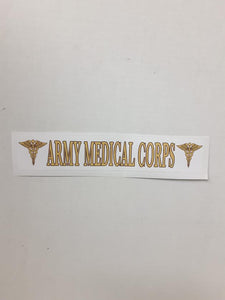 Army Medical Corps Bumper Stick
