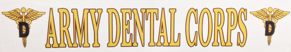 Army Dental Bumper Sticker