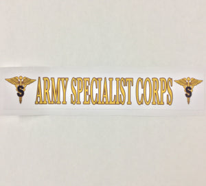 Army Specialist Bumper Sticker