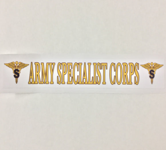 Army Specialist Bumper Sticker