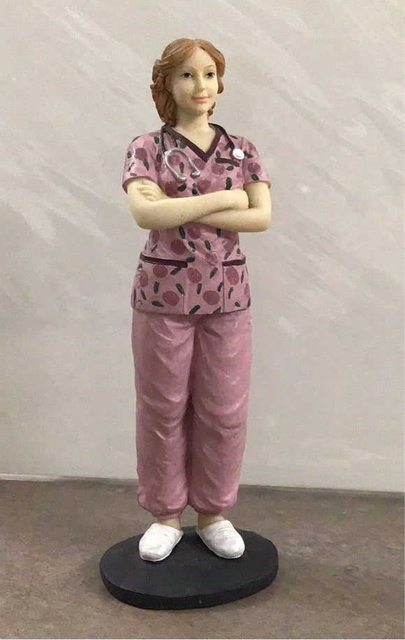 Nurse Pink Scrub Caucasian : SKU : 1503